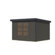 Foto van Karibu tuinhuis Jupiter 5 - Set B - terragrijs|antraciet (12331)