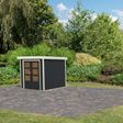 Foto van Karibu tuinhuis Jupiter 2 - Set C - antraciet|wit (93414)