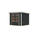 Foto van Karibu tuinhuis Jupiter 3 - Set C - antraciet|wit (12294)