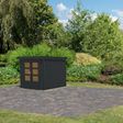 Foto van Karibu tuinhuis Jupiter 2 - Set C - antraciet|antraciet (93416)