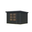 Foto van Karibu tuinhuis Jupiter 4 - Set C - antraciet|antraciet (12320)