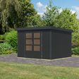 Foto van Karibu tuinhuis Jupiter 5 - Set C - antraciet|antraciet (12334)