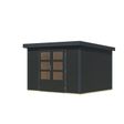 Foto van Karibu tuinhuis Jupiter 5 - Set C - antraciet|antraciet (12334)