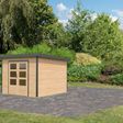 Foto van Karibu tuinhuis Pluto 6 - Set A - vuren|antraciet (97891)
