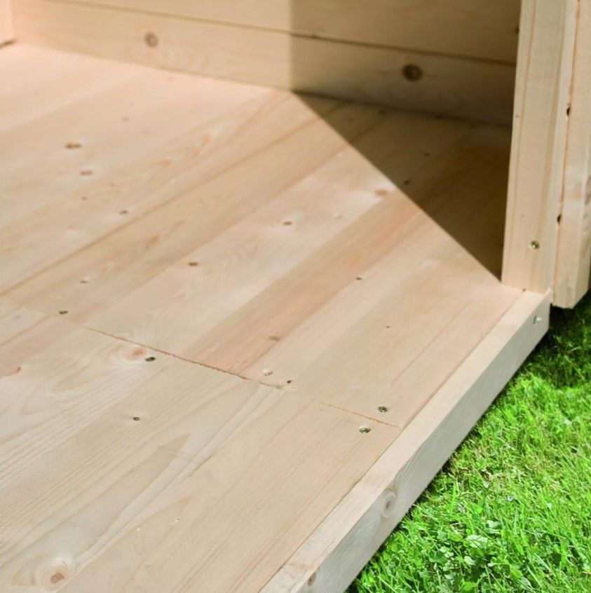 Foto van Karibu houten vloer