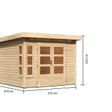 Foto von Karibu Kastorf 6 Gartenhaus (31532)