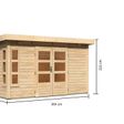 Foto von Karibu Kastorf 7 Gartenhaus (31534)