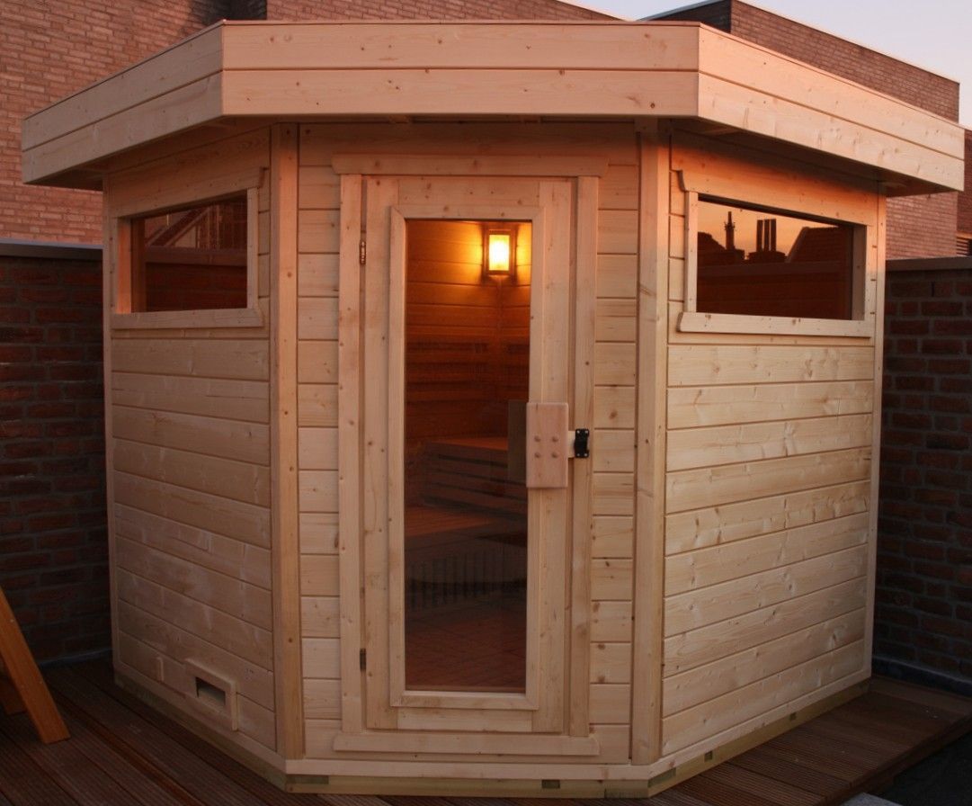 Foto von Azalp Außen Sauna Katsoa 223x223 cm