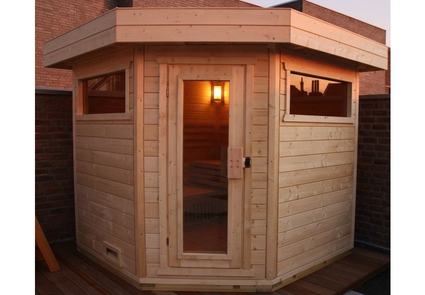 Foto von Azalp Außen Sauna Katsoa 223x223 cm