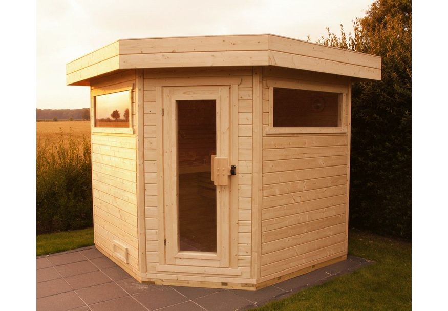 Azalp buitensauna Katsoa 199x249 cm Foto van Azalp buitensauna Katsoa 199x249 cm