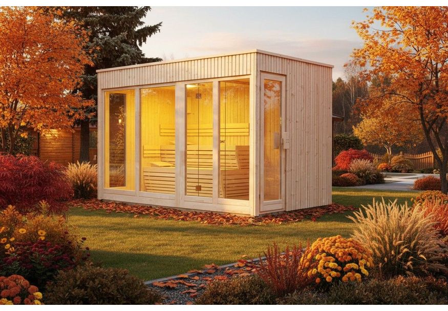 Foto von Azalp Royal Class Außen Sauna Kaunis 326x217 cm