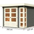 Foto van Karibu Kerko 3 tuinhuis - terragrijs (82927)