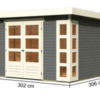 Foto der Karibu 82931 Kerko 6 Gartenhaus