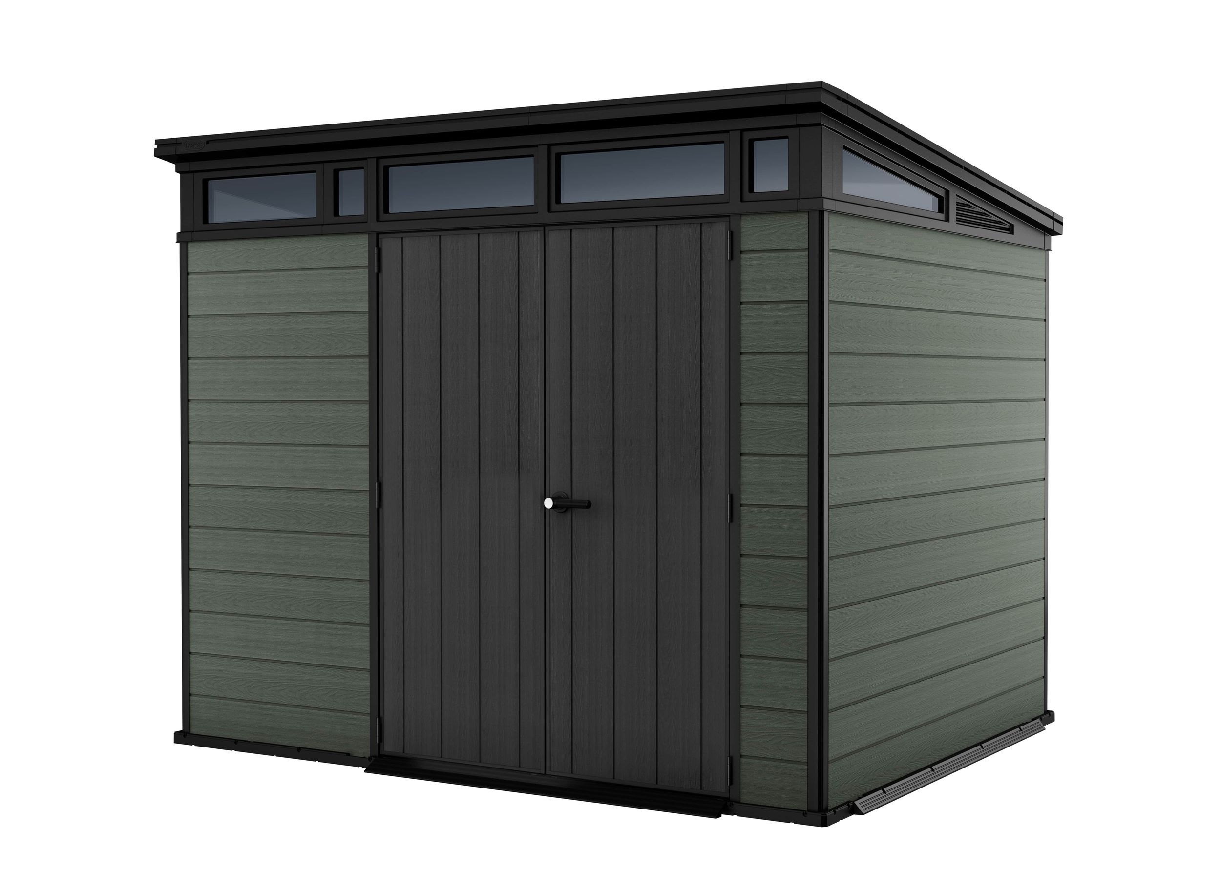 Foto van Keter Cortina 97 Kunststof Tuinhuis Groen