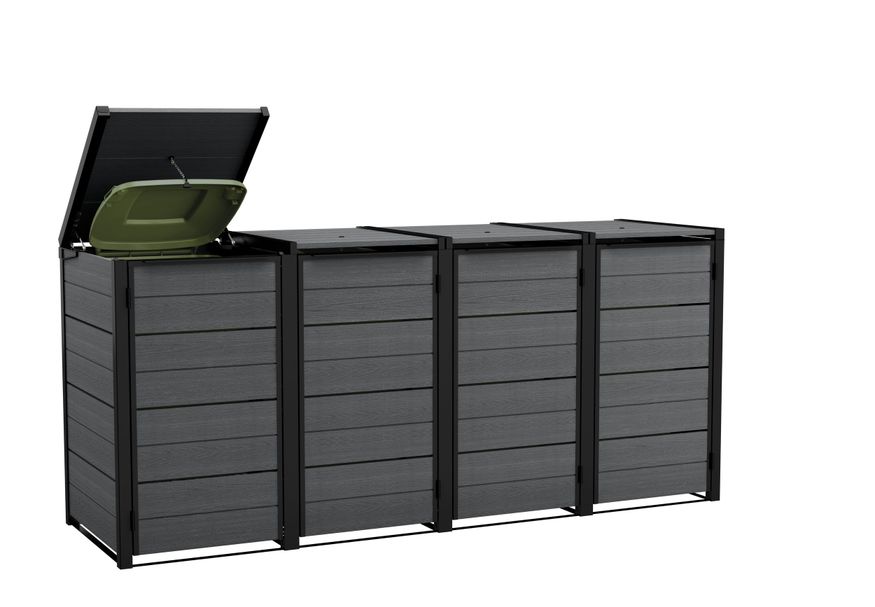 Keter Hide Away 4x240L Foto van Keter Hide Away 4x240L