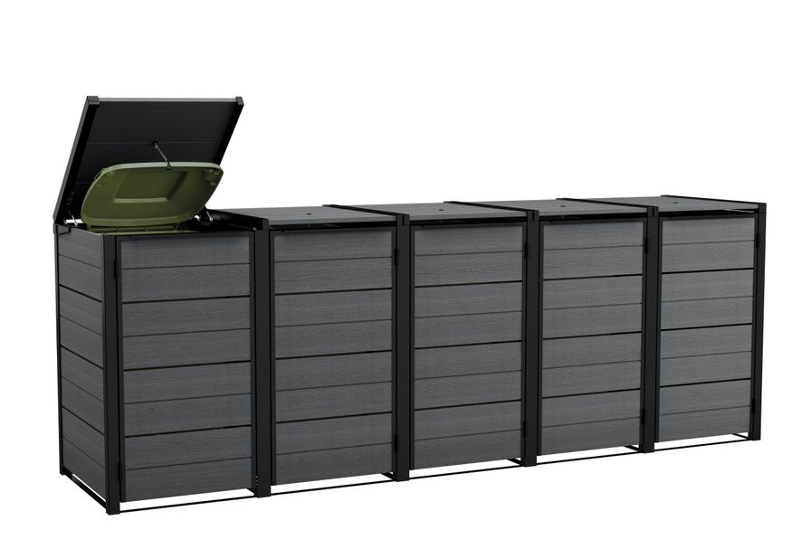 Keter Hide Away 5x240L Foto van Keter Hide Away 5x240L
