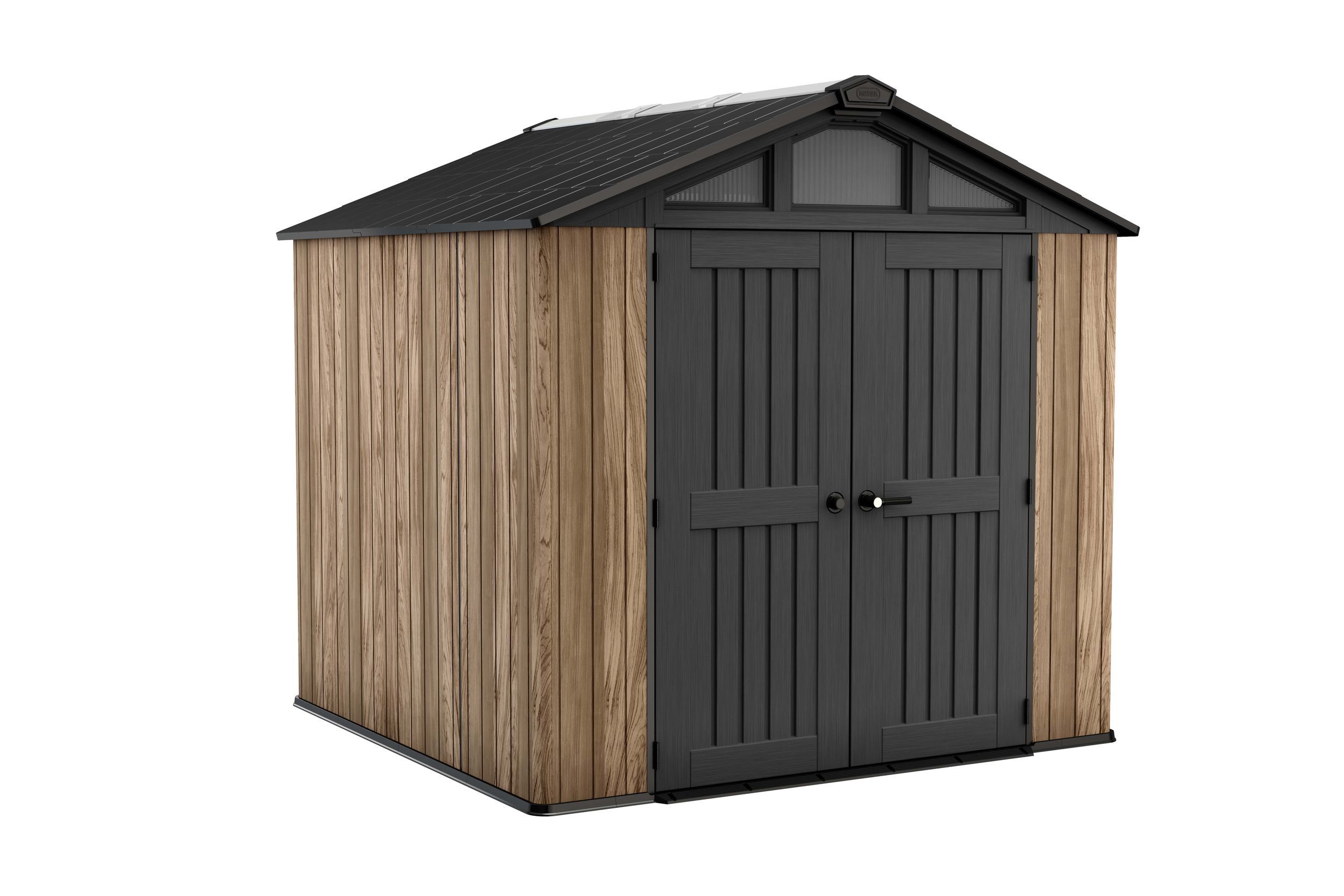 Foto van Keter Summit Oak 88 Kunststof Tuinhuis