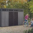 Foto van Keter Venetian 117 Kunststof Tuinhuis Grijs