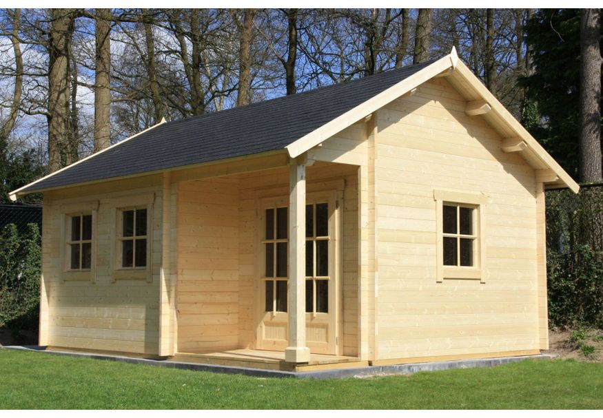 Azalp Blockhaus Kinross 500x450 cm Foto von Azalp Blockhaus Kinross 500x450 cm