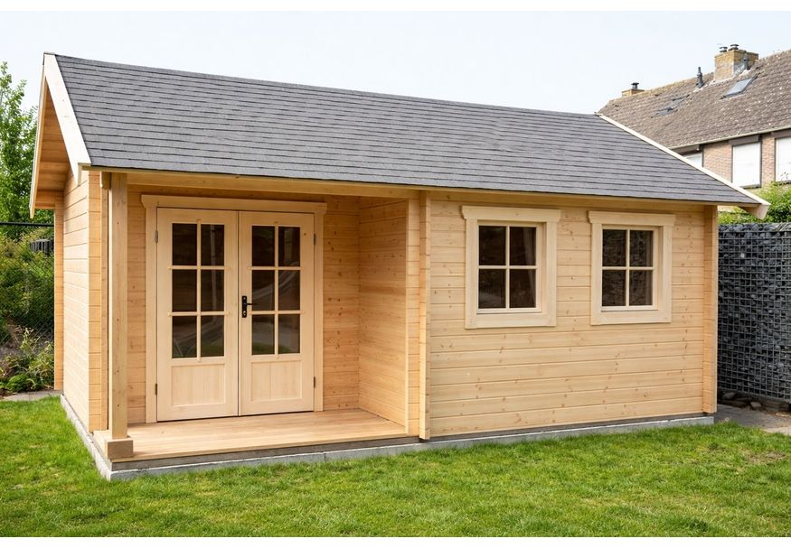 Foto von Azalp Blockhaus Kinross 450x350 cm