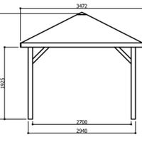 Foto van Solid S7713 Kiosk Prieel