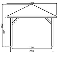 Foto van Solid S7714 Kiosk Prieel
