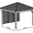 Foto van Solid Prieel Kiosk S7773