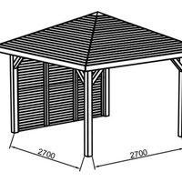 Foto der Solid S7773 Kiosk Gartenlaube
