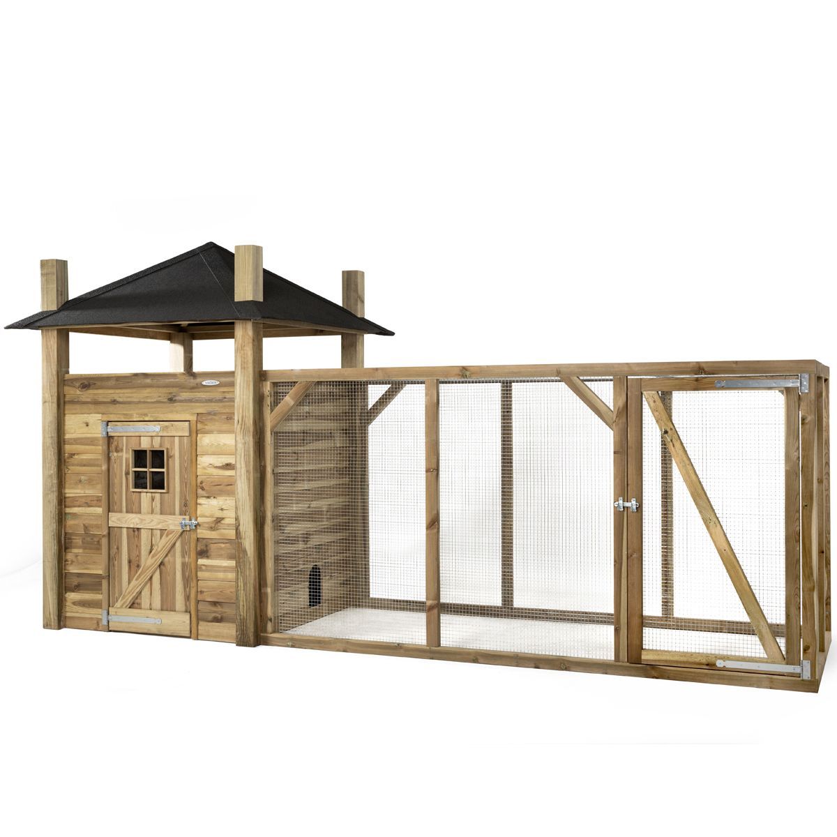 Foto van Voldux kippenhok hooiberg Loes XL