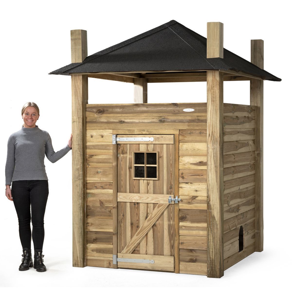 Foto van Voldux konijnenhok hooiberg Loes