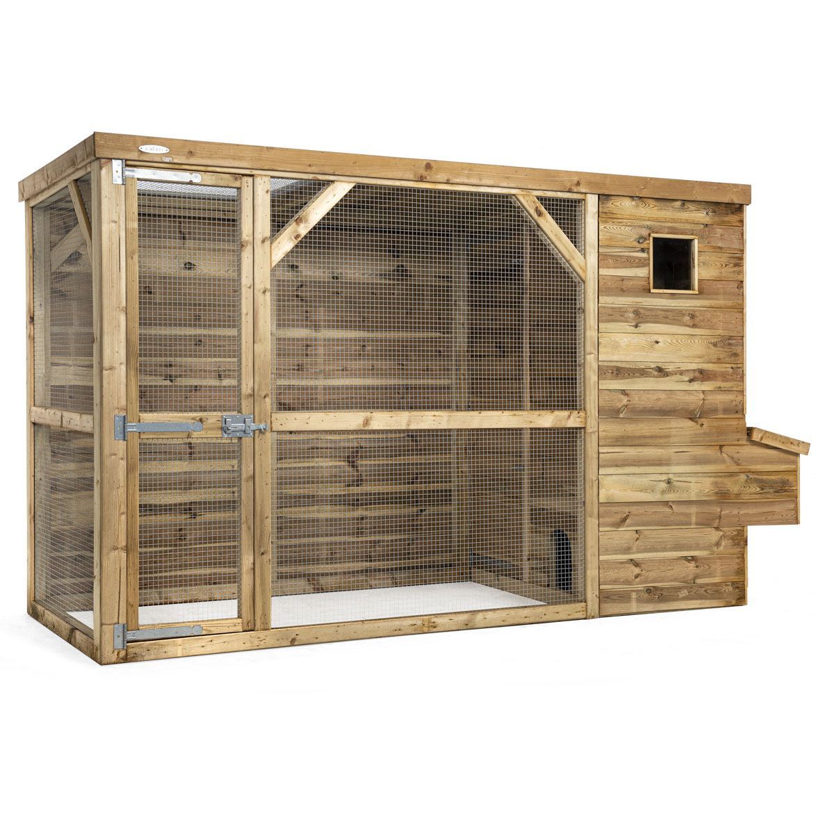 Foto van Vodux kippenhok Toon rechts