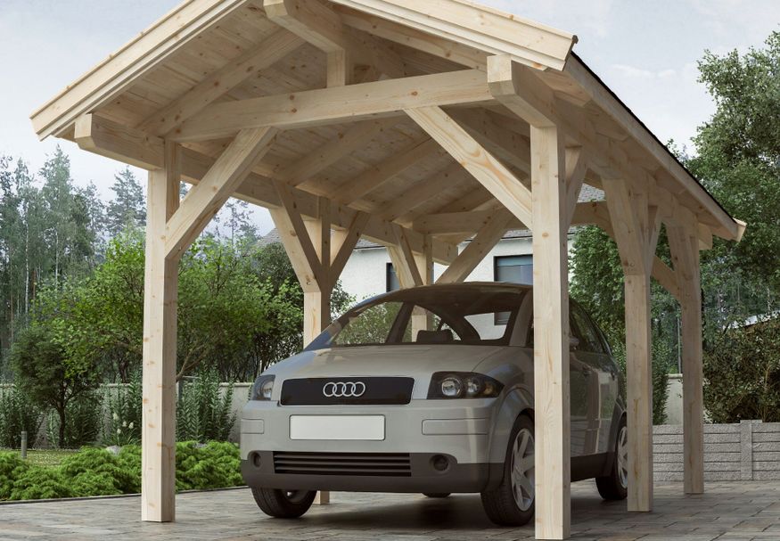 Azalp Carport Klaus 294x388 cm Foto von Azalp Carport Klaus 294x388 cm
