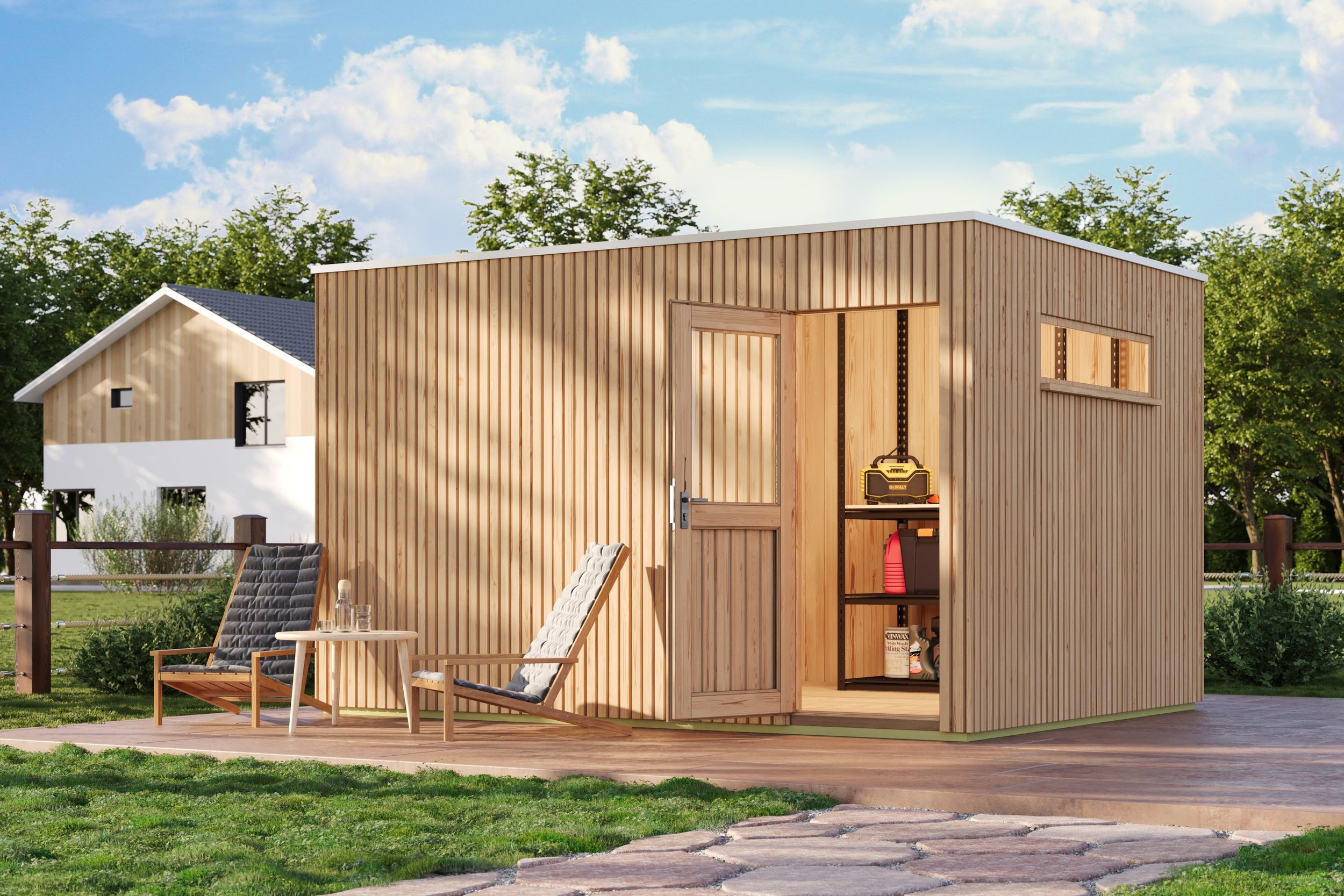 Foto van SmartShed tuinhuis Kuba