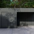 Foto van Grandiwood tuinhuis met overkapping Kubix 500x300 - ext. zwart
