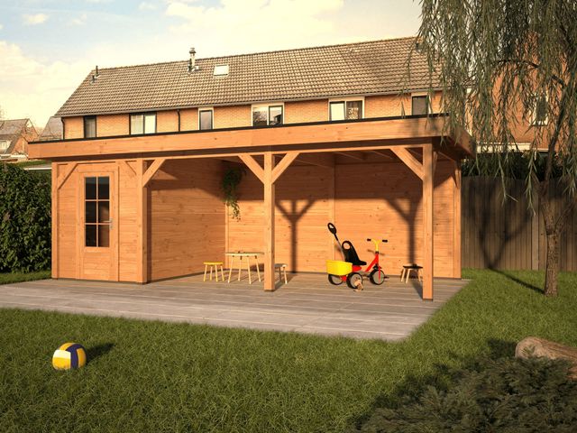 Foto van Duxwood tuinhuis met overkapping Verbier