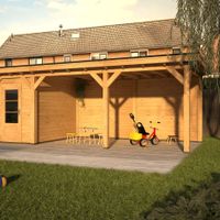 Foto van Duxwood tuinhuis met overkapping Verbier