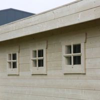 Foto der Azalp Blockhütte Lars