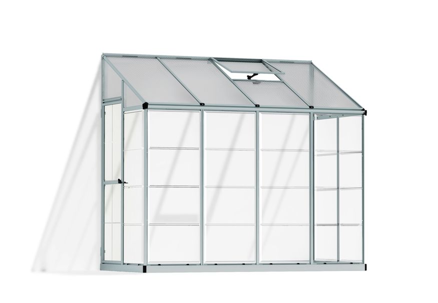 Palram – Canopia Lean To Grow House 8X4 - Zilver Foto van Palram – Canopia Lean To Grow House 8X4 - Zilver