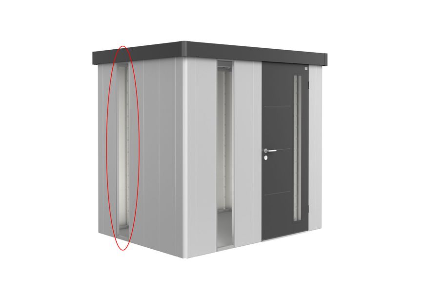 Foto van Biohort Getint Lichtpaneel Neo Zilver metallic