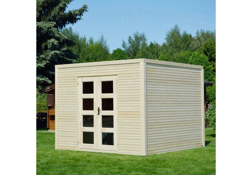 SmartShed tuinhuis Ligne 250x250 cm Foto van SmartShed tuinhuis Ligne 250x250 cm