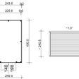 Foto van SmartShed tuinhuis Ligne 250x400 cm