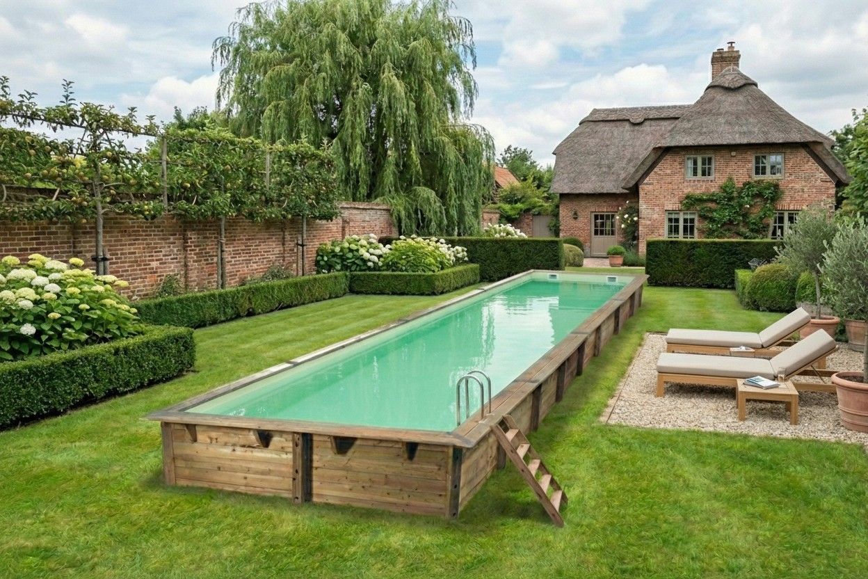 Foto der Ubbink Linéa 1550 x 350 x 155 cm Holzpool