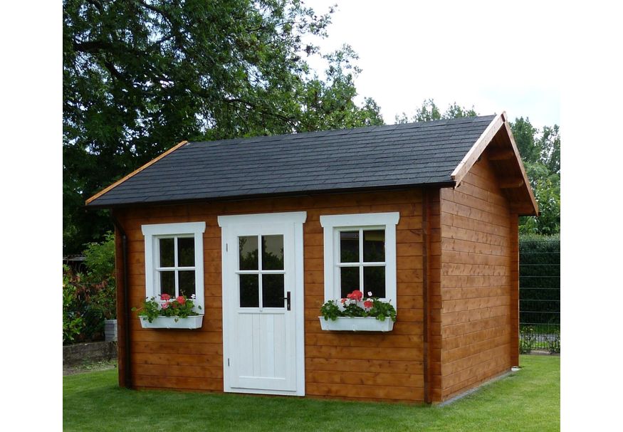 Foto von Azalp Blockhaus Lis 550x550 cm