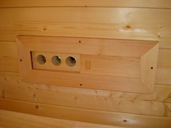 Foto von Azalp Außen Sauna Littea 210x180 cm