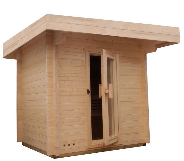 Foto von Azalp Außen Sauna Littea 210x180 cm