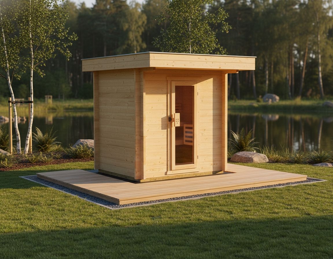 Foto van Azalp buitensauna Littea 180x120 cm