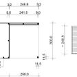 Foto van SmartShed tuinhuis met overkapping Ligne Ultra 500x300 cm