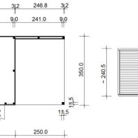 Foto der SmartShed Gartenhaus mit Terrasse Ligne Ultra
