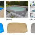 Foto van Ubbink Linéa UrbanPool 450 x 250 x 140 cm compleet met beige liner en uitrusting