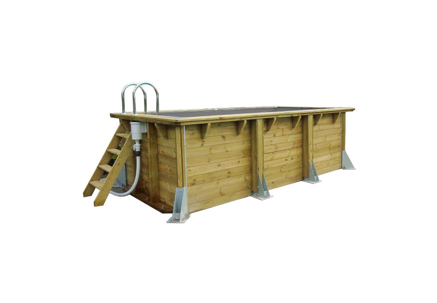 Ubbink Linéa UrbanPool 450 x 250 x 140 cm mit Einhängefolie grau und Zubehör Foto von Ubbink Linéa UrbanPool 450 x 250 x 140 cm mit Einhängefolie grau und Zubehör